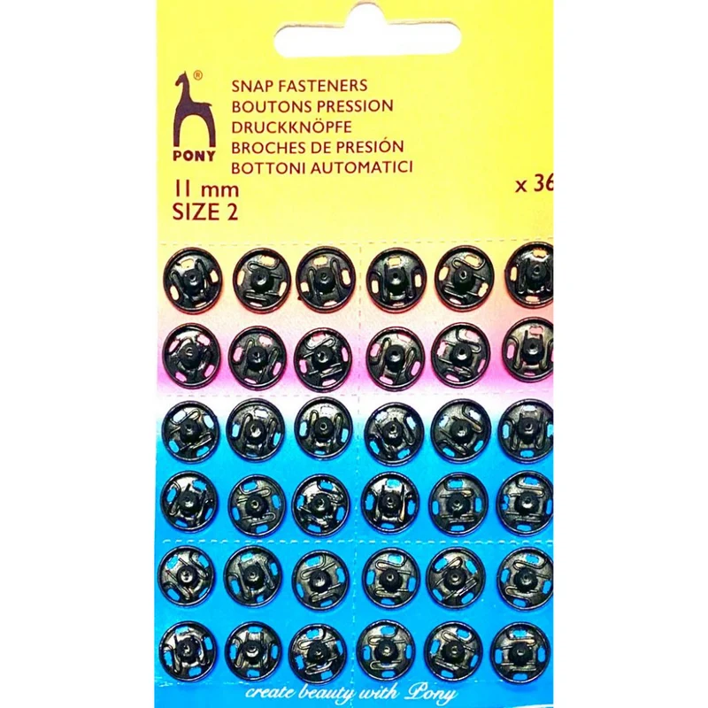 BOTTONI AUTOMATICI MISURA 2 MM 11- OGNI 24 BOTTONI 3,50€
