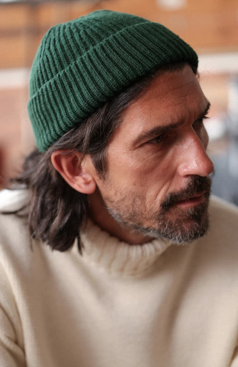 Heavyweight Extra Fine Merino Fisherman Beanie