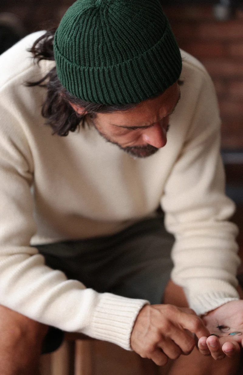 Heavyweight Extra Fine Merino Fisherman Beanie