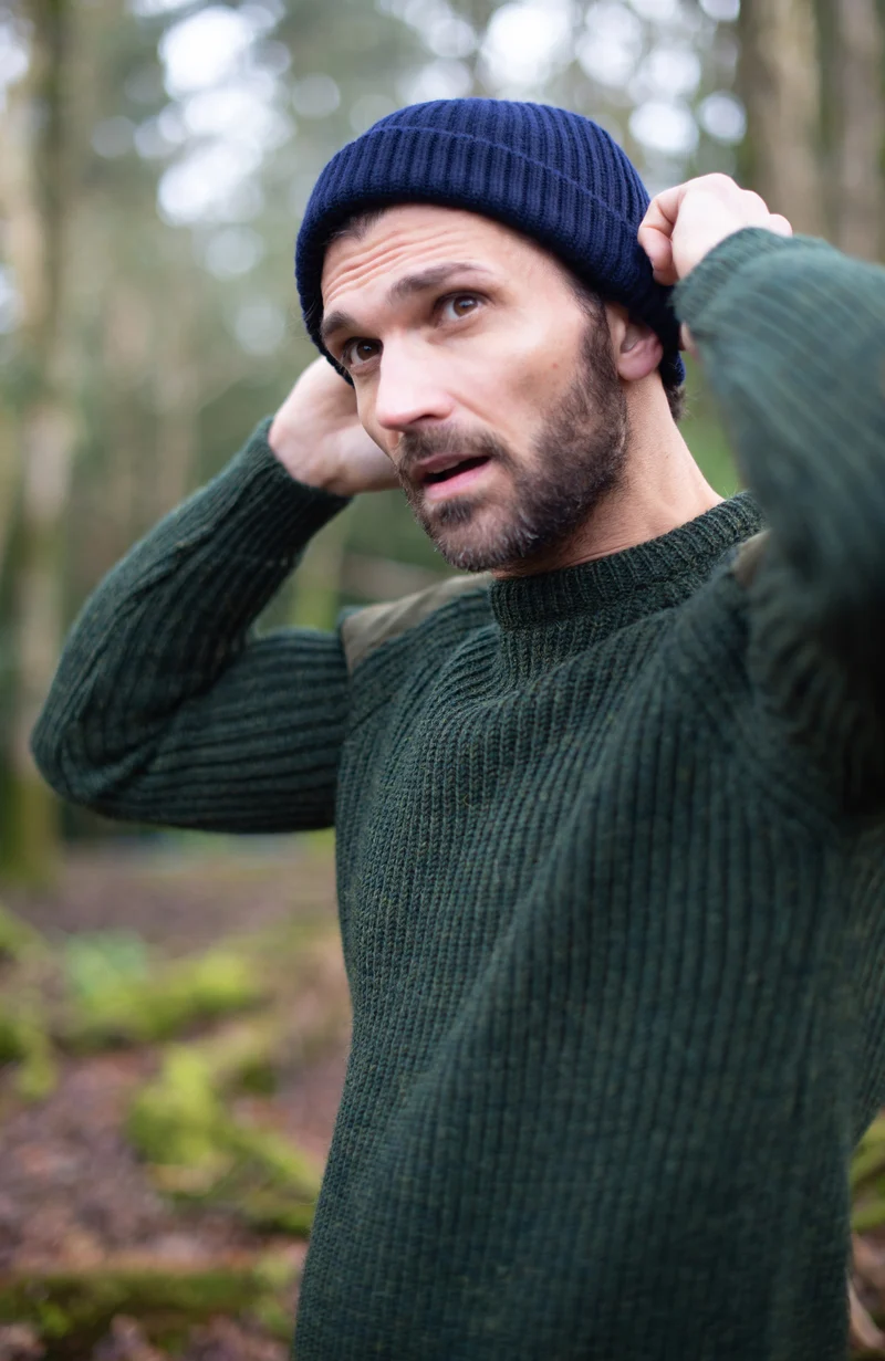 Heavyweight Extra Fine Merino Fisherman Beanie