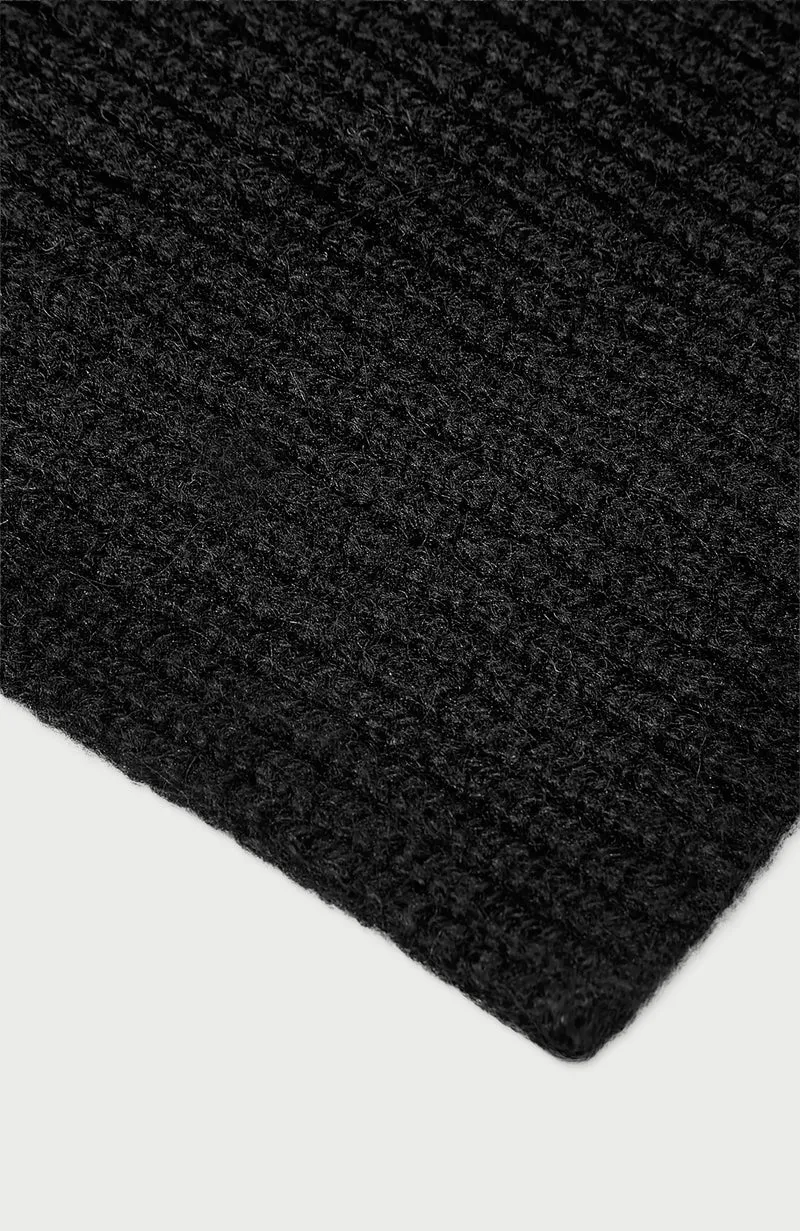 100% Cashmere Ribbed Scarf