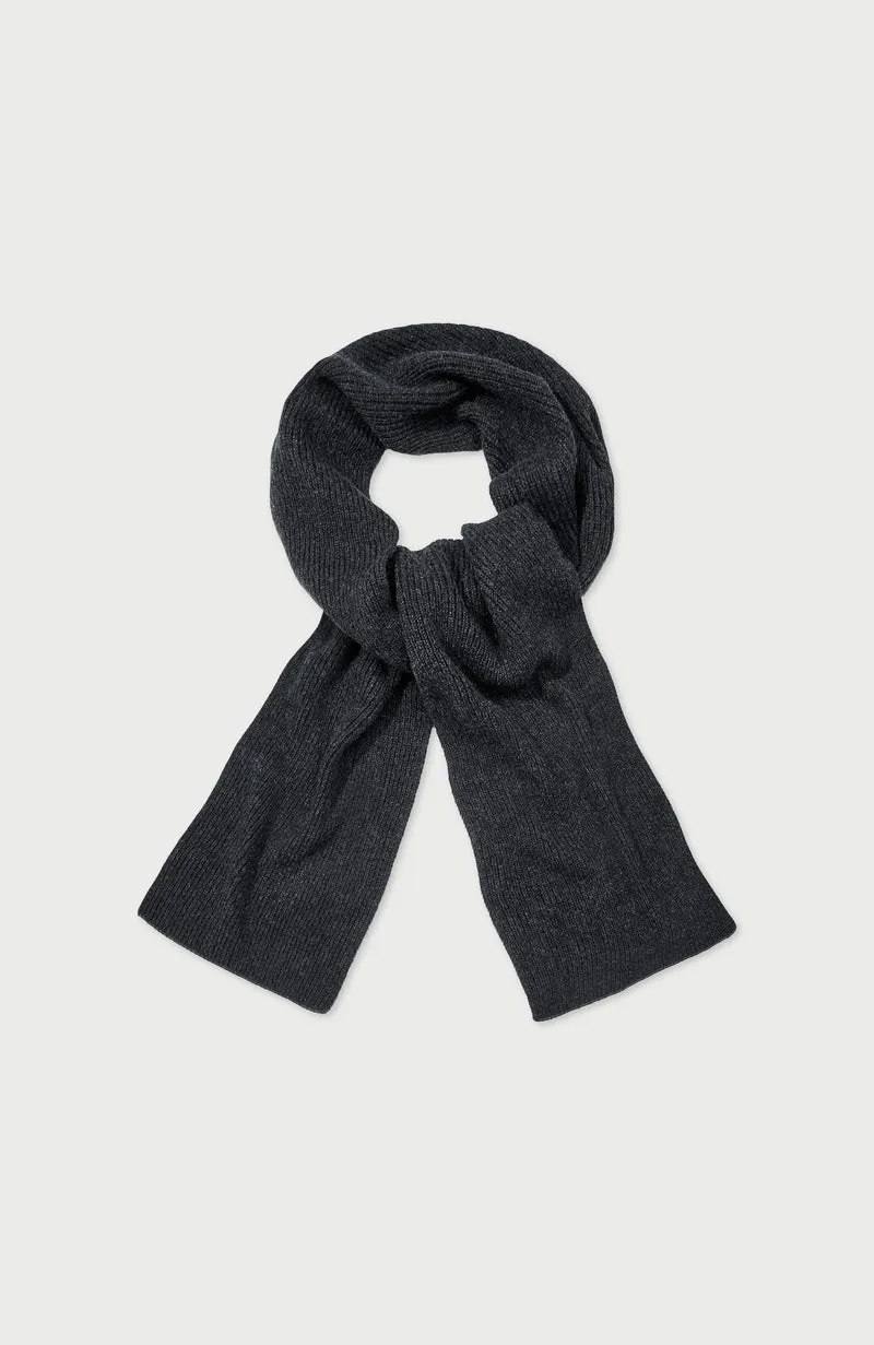 100% Cashmere Ribbed Scarf