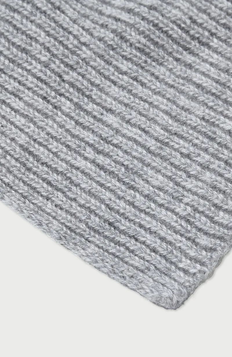 100% Cashmere Ribbed Scarf