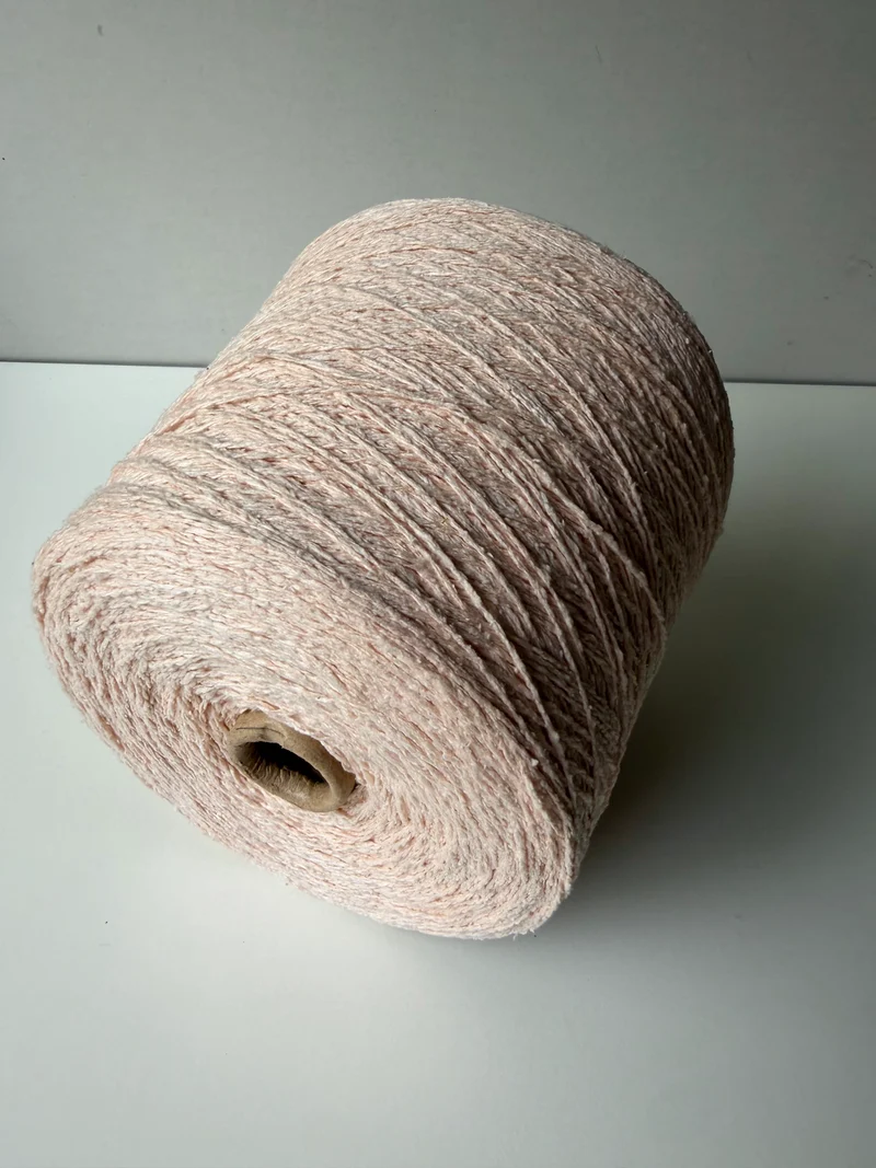 Seta Bourette rosa chiaro