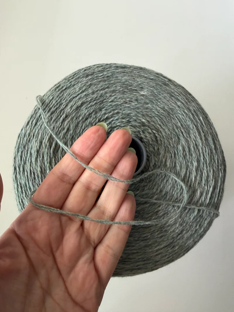 Lana Cashmere Grigio Salvia