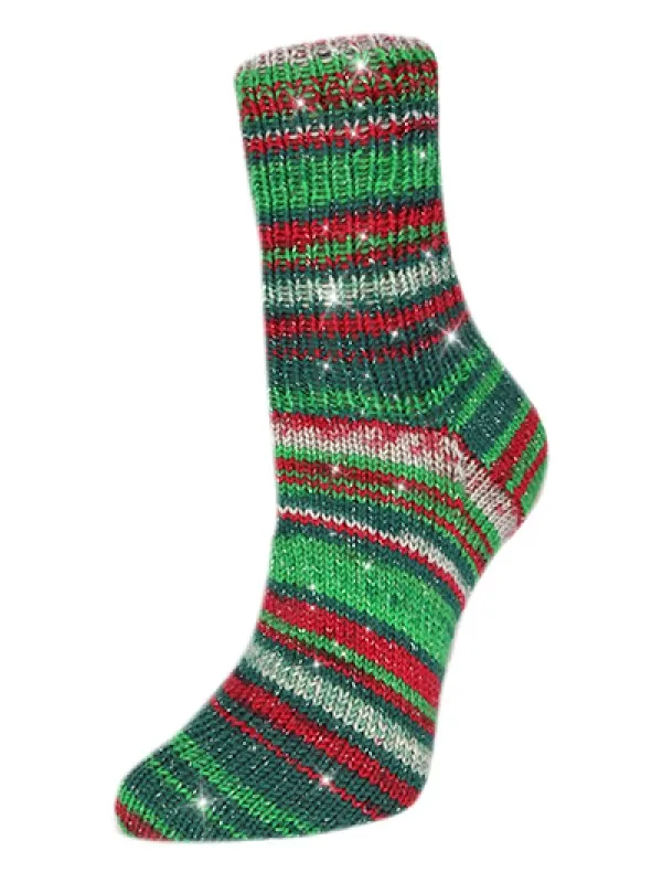 Flotte Socke Natale Metallico