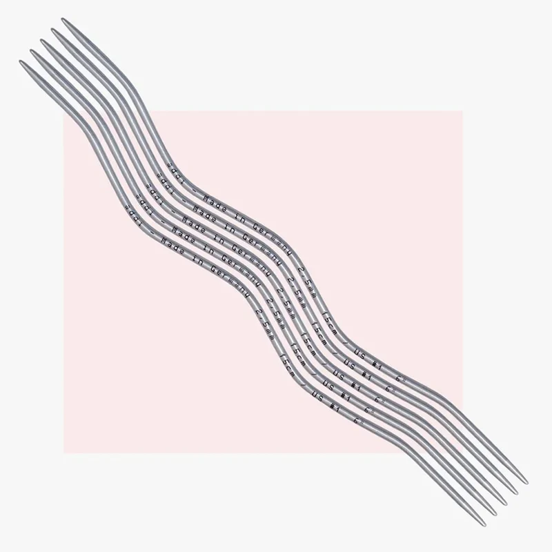 Addi Ferri da maglia a doppia punta CrasySnake, 15 cm