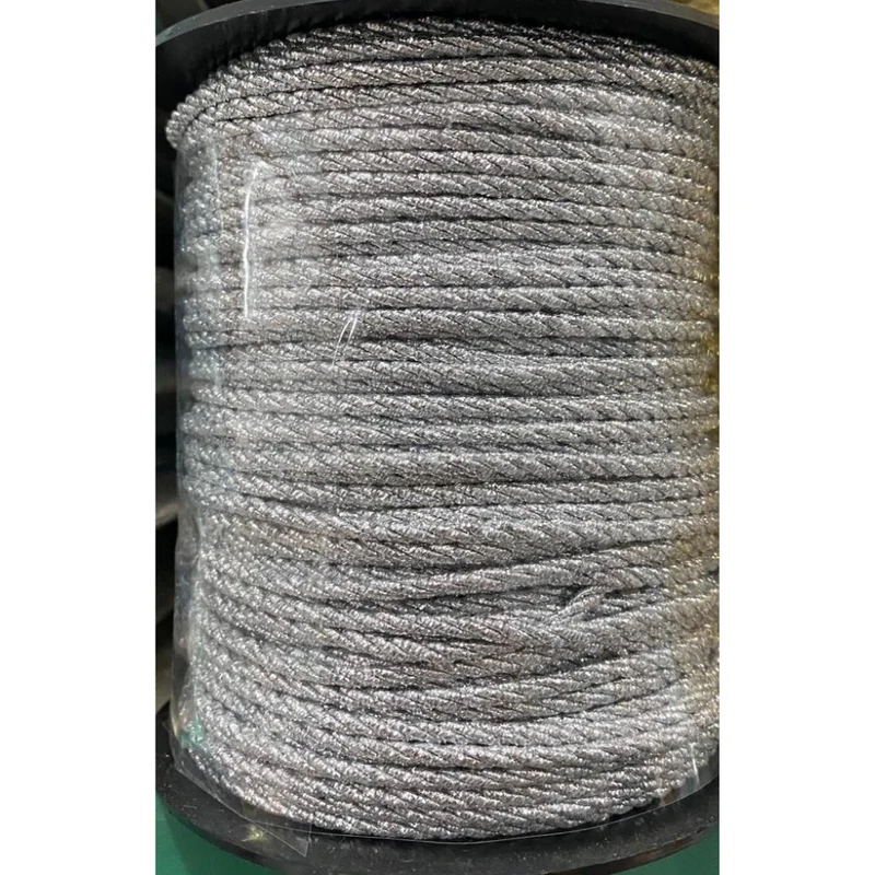 CORDONCINO LAMINATO LUREX ORO E D'ARGENTO CORDINO LAMINATO LUREX ORO E ARGENTO MM 3