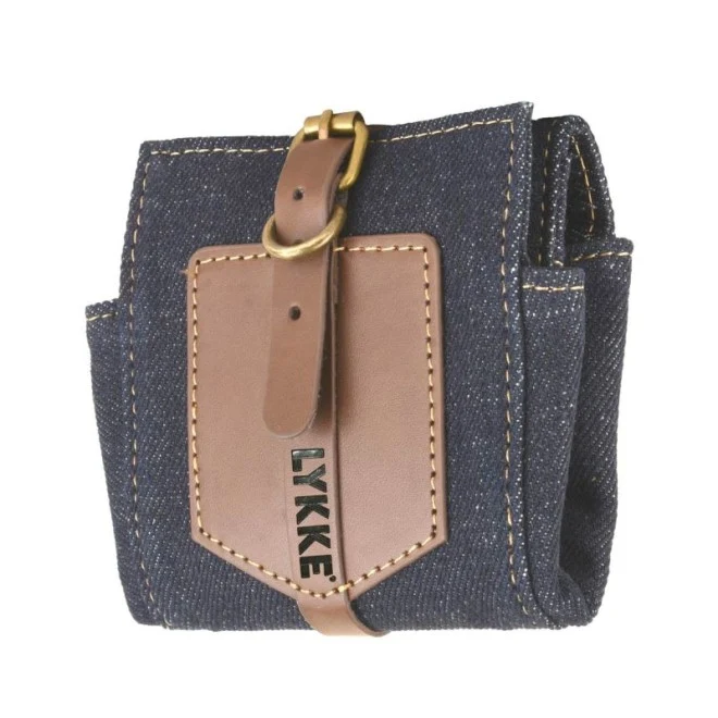 lykke custodia in pelle vegana taylor denim 9 cm