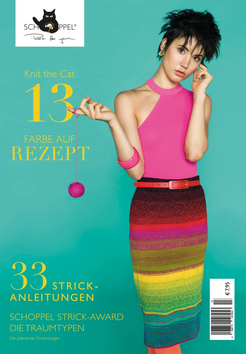 Schoppel Lavora a maglia la rivista Cat 13 Farbe auf Rezept