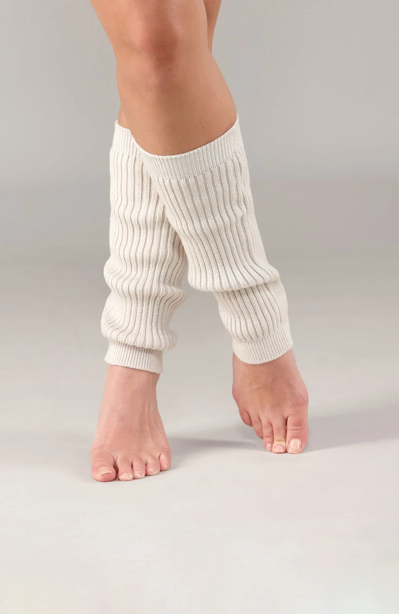 Womens Merino Activewear Ribbed Leg Warmer