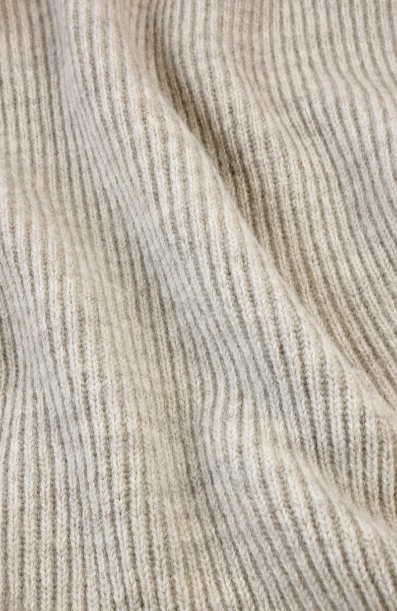 Mens Sheepsoft British Wool Fisherman Rib Knit Jumper