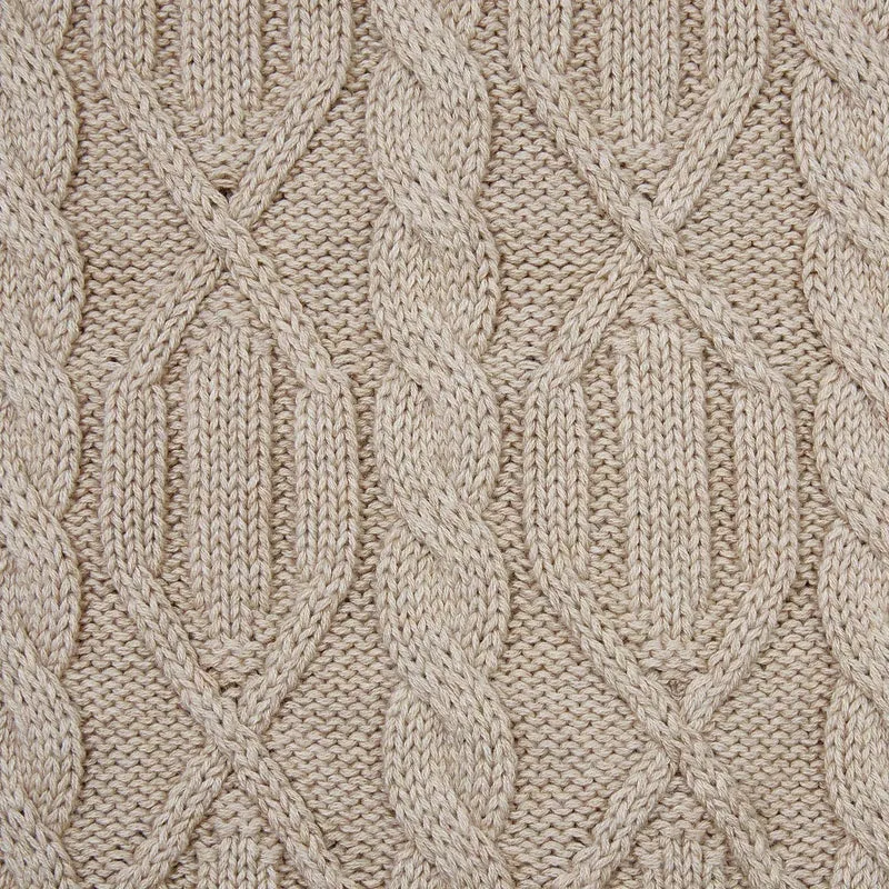 Baby Cotton Chunky Cable Blanket