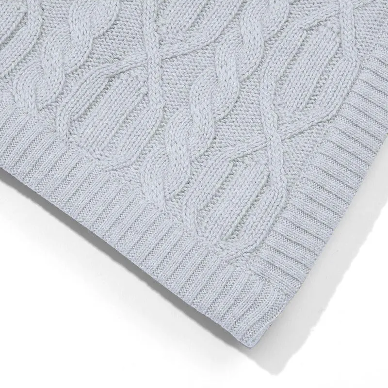 Baby Cotton Chunky Cable Blanket