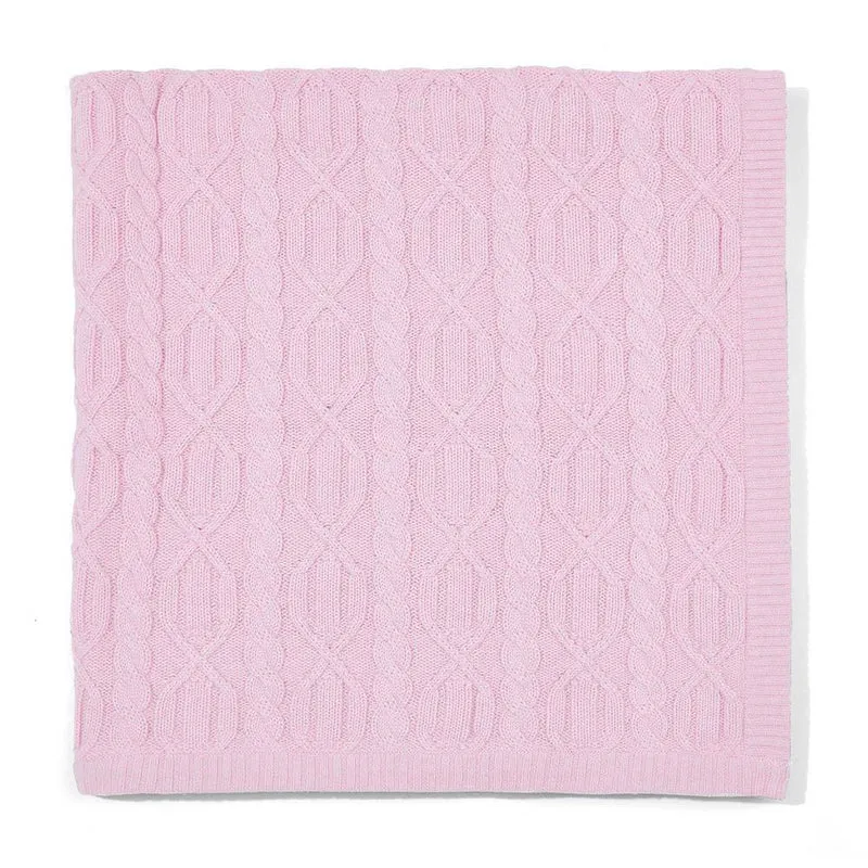 Baby Cotton Chunky Cable Blanket