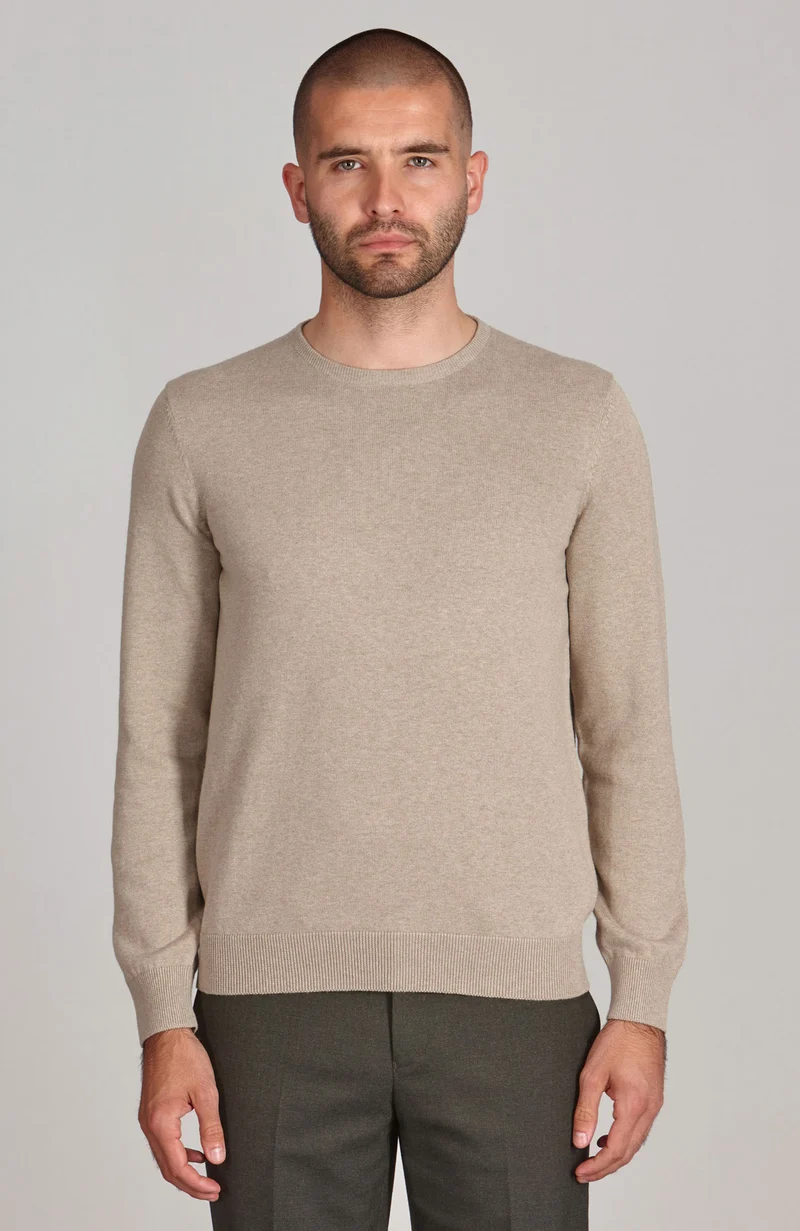 Men's Cotton Crew Neck Jumper
