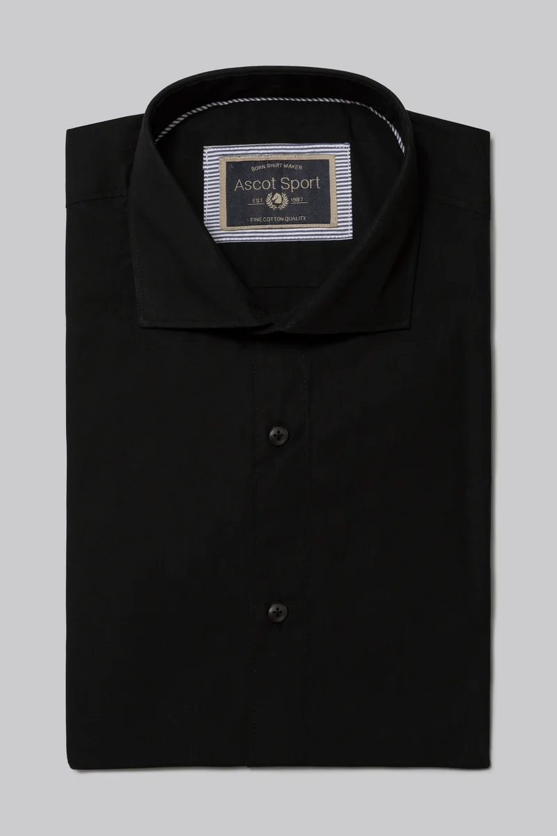 Camicia collo classico in 100% cotone Fil à Fil
