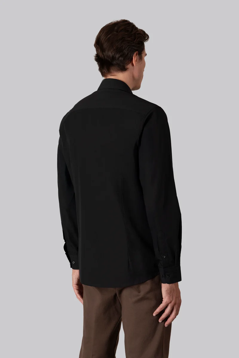 Camicia collo classico in 100% cotone Fil à Fil