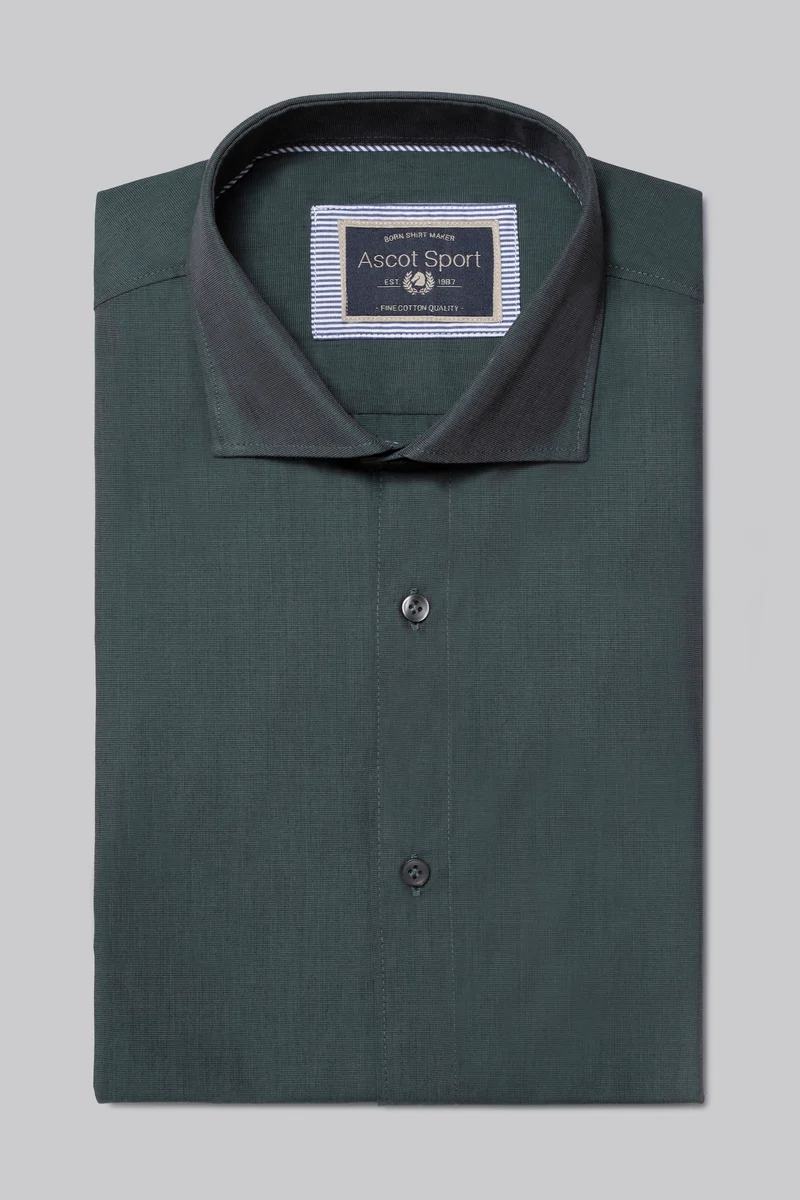 Camicia collo classico in 100% cotone Fil à Fil
