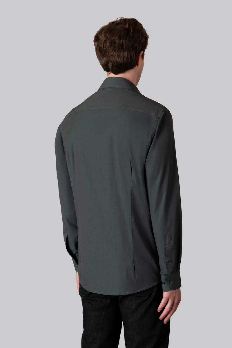 Camicia collo classico in 100% cotone Fil à Fil