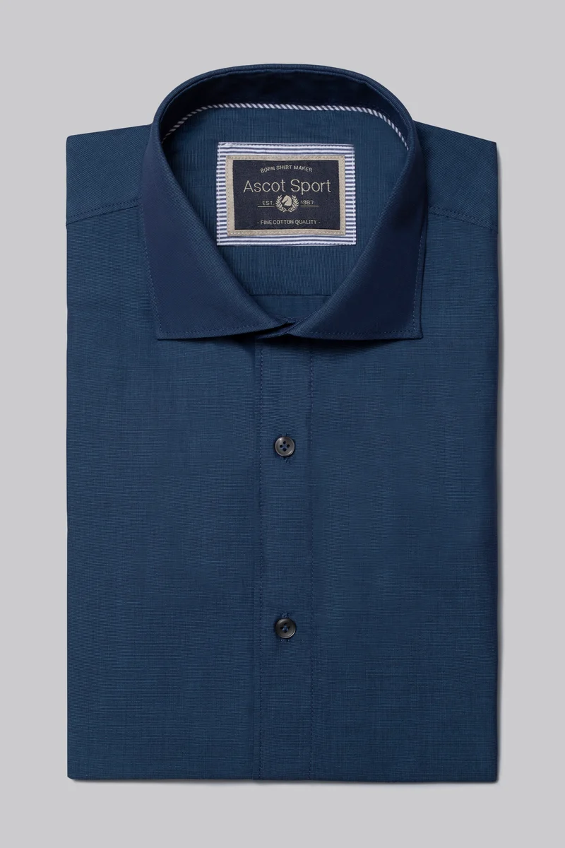 Camicia collo classico in 100% cotone Fil à Fil