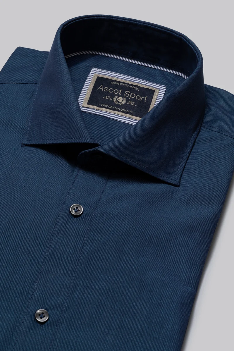 Camicia collo classico in 100% cotone Fil à Fil