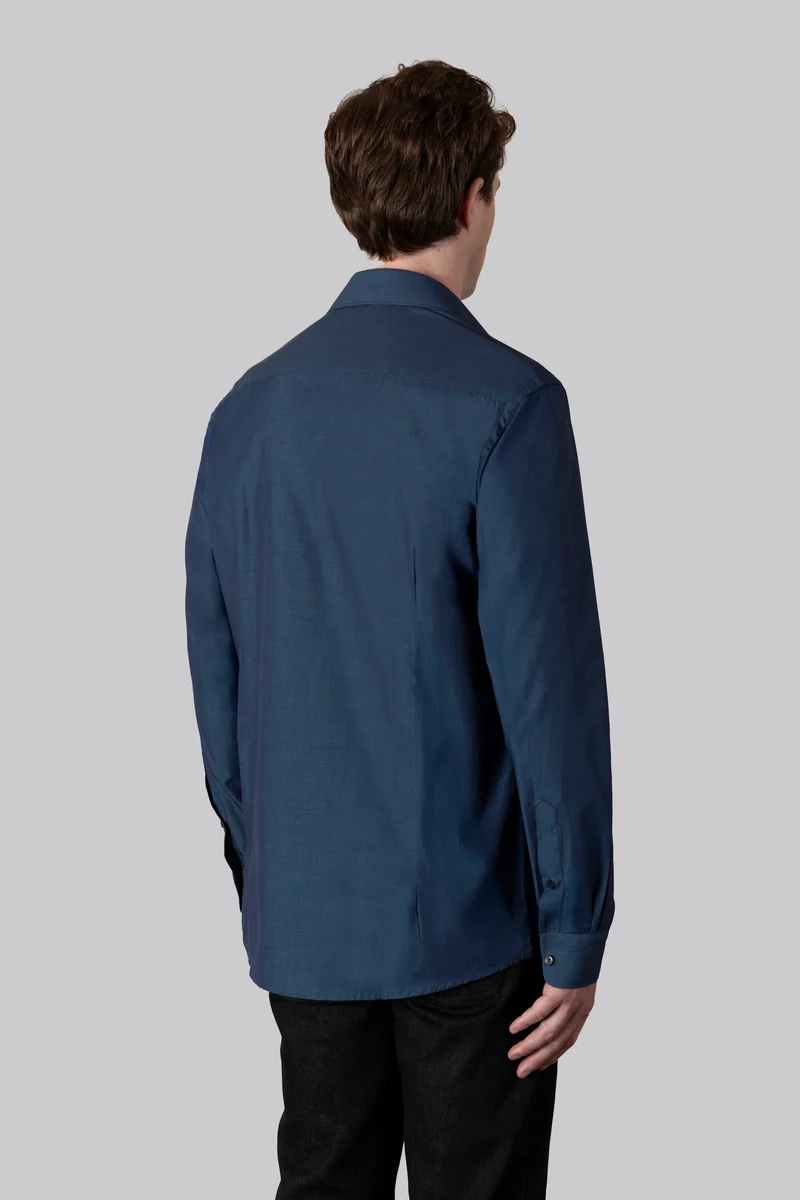 Camicia collo classico in 100% cotone Fil à Fil