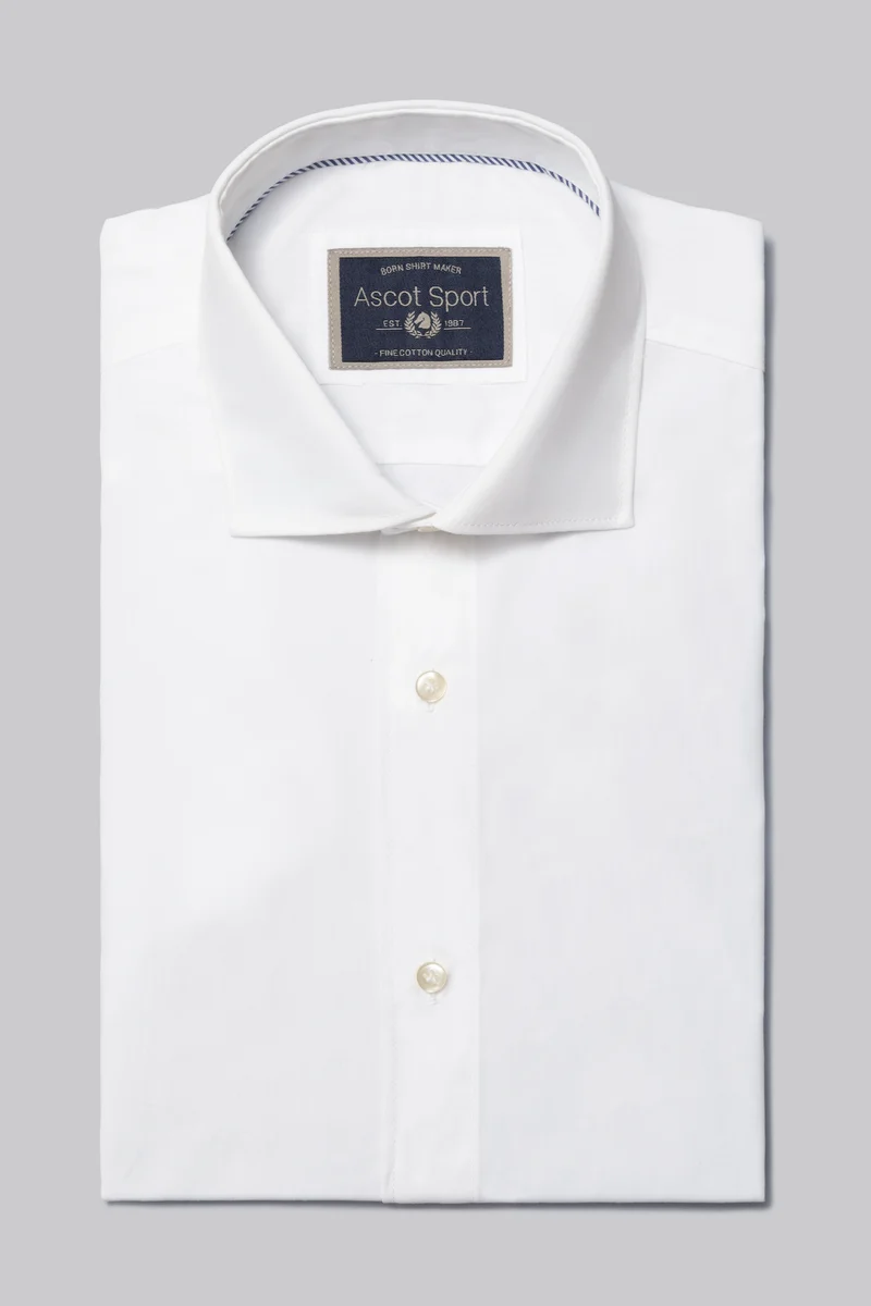 Camicia collo classico in 100% cotone Fil à Fil