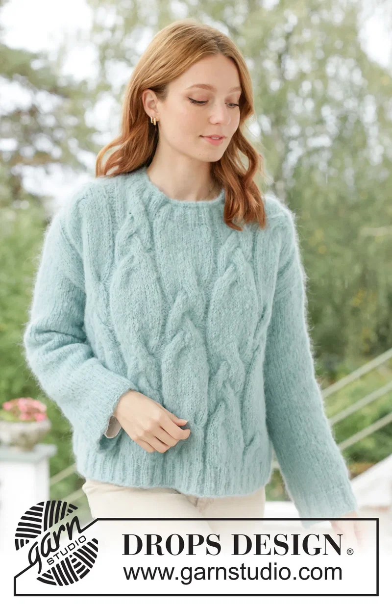 DROPS Melody Uni Colour 09 verde mare chiaro