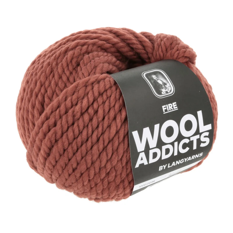 lang filati di lana addict fuoco