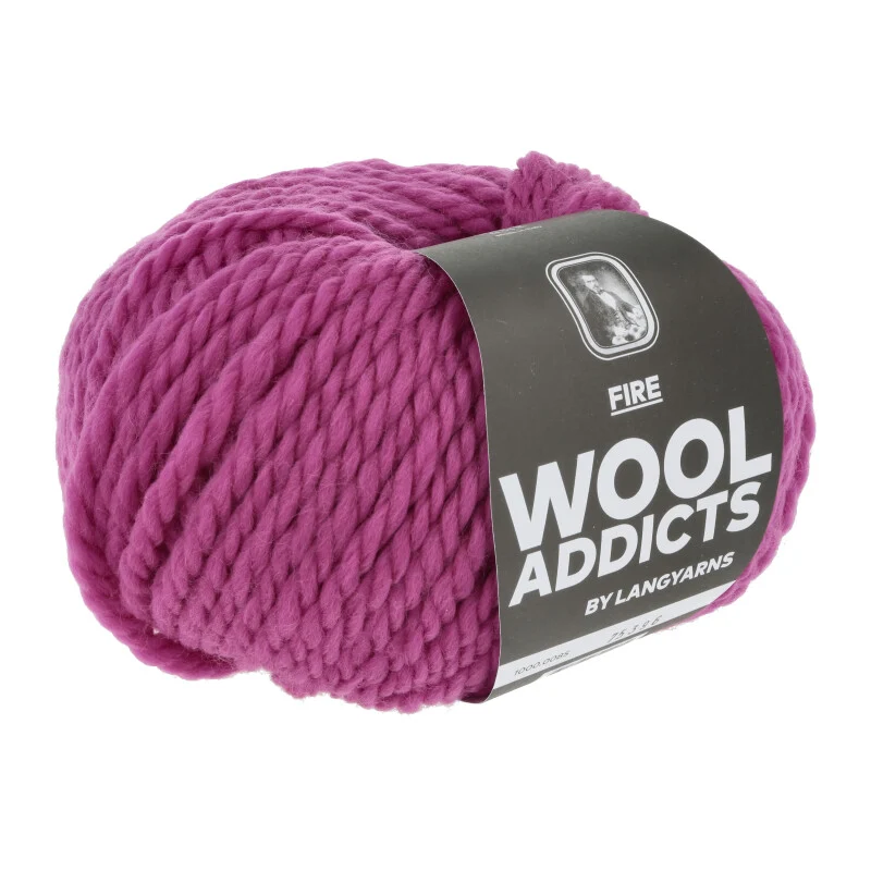 lang filati di lana addict fuoco