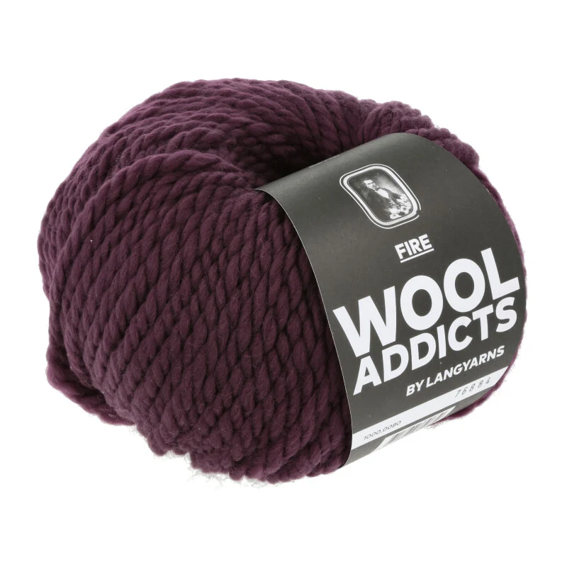 lang filati di lana addict fuoco