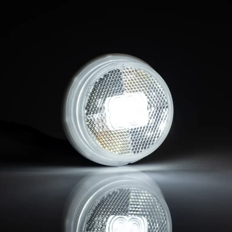Luci di segnalazione a LED rotonde Fristom con riflettore