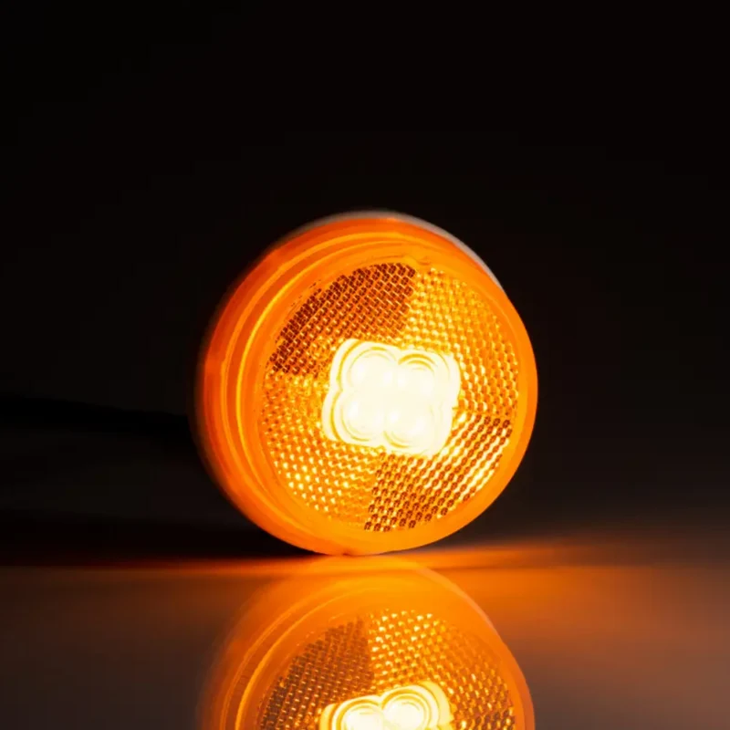 Luci di segnalazione a LED rotonde Fristom con riflettore