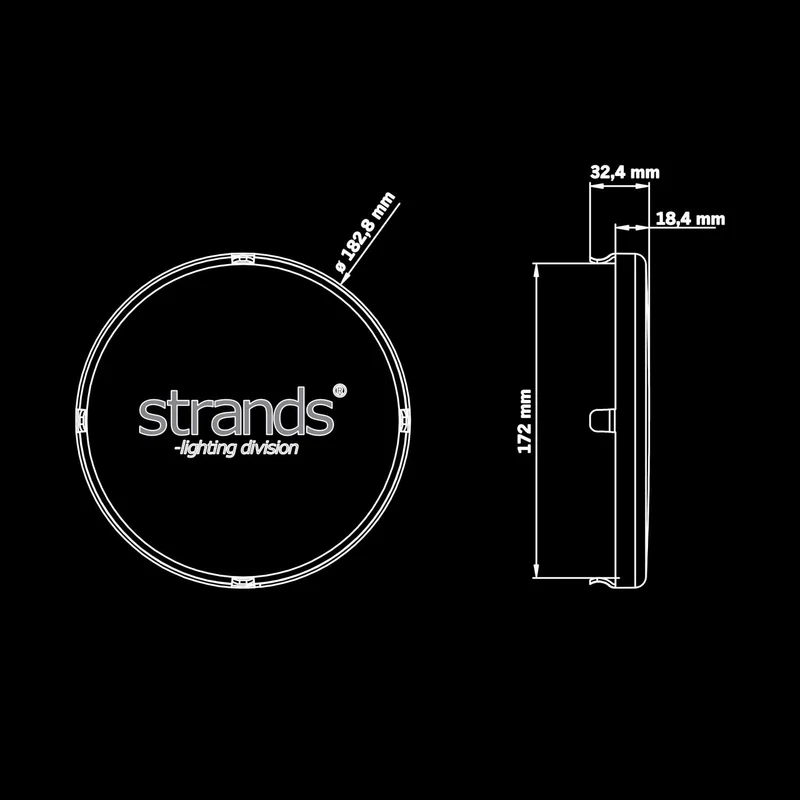 Copriobiettivo Strands Siberia Night Ranger / Giallo