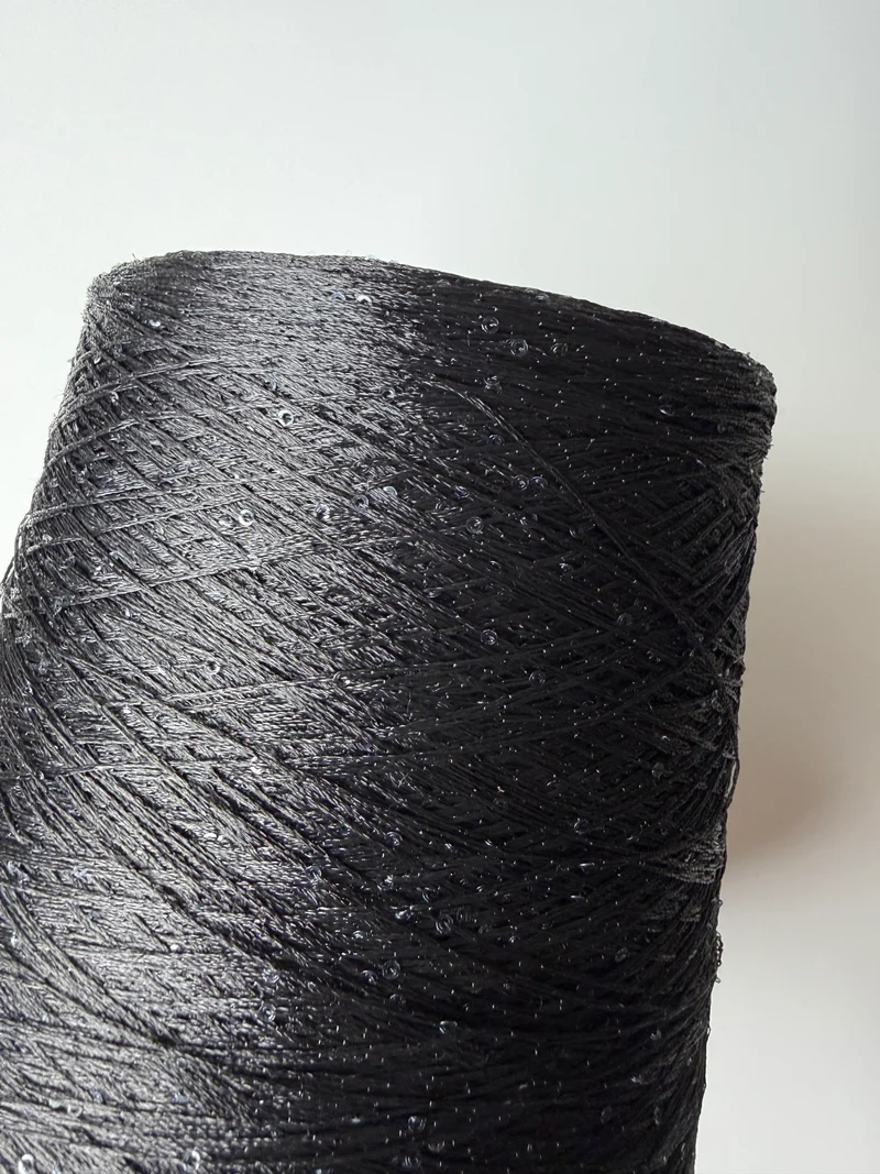 Paillettes micro, nere, cono da 1000 gr
