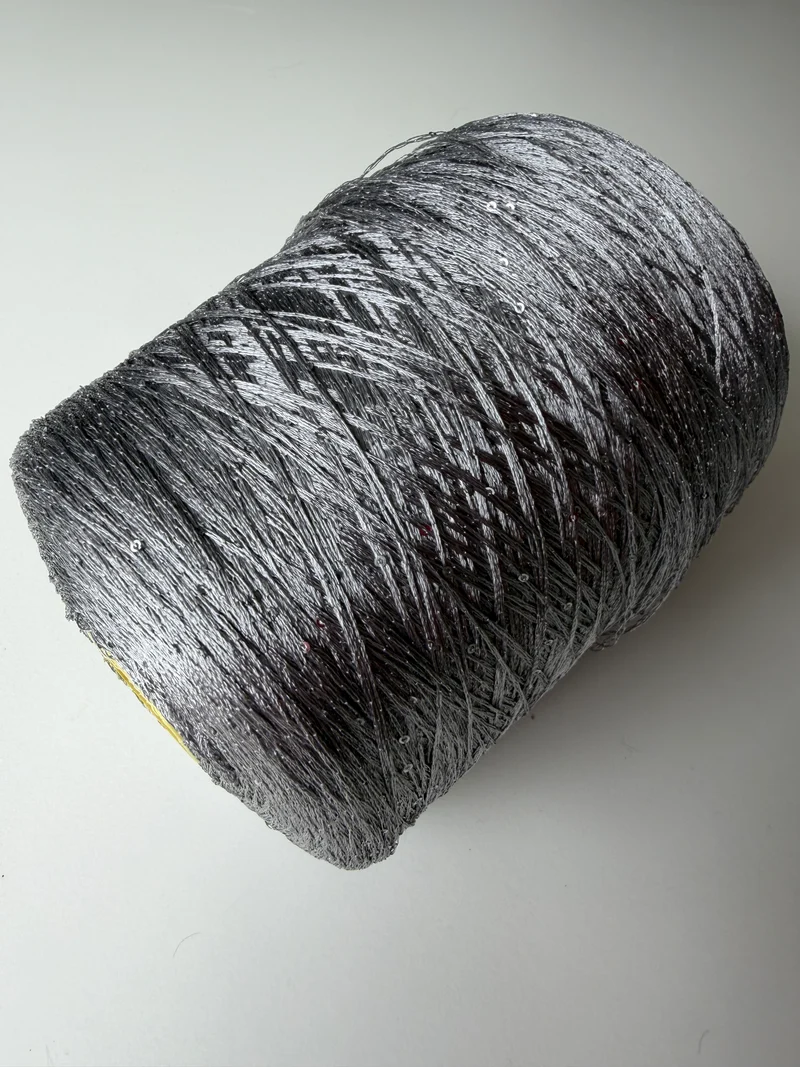 Paillettes micro, grigie, cono da 1100 gr