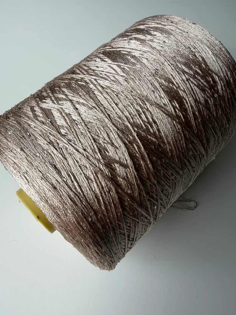 Paillettes micro, Beige, cono da 1200 gr