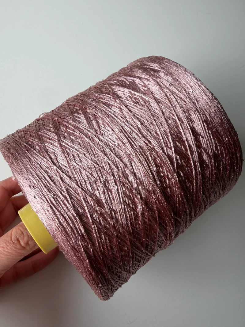 Paillettes micro, rosa chiaro, cono da 1300 gr