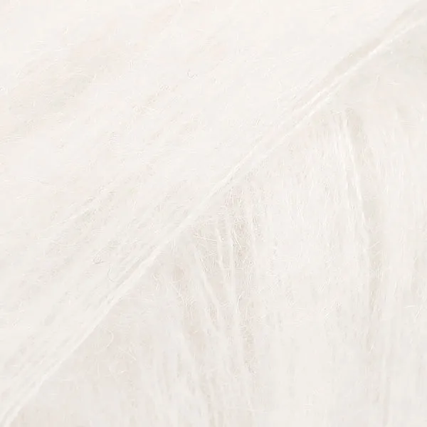 DROPS Kid-Silk Uni Colour 01 bianco sporco