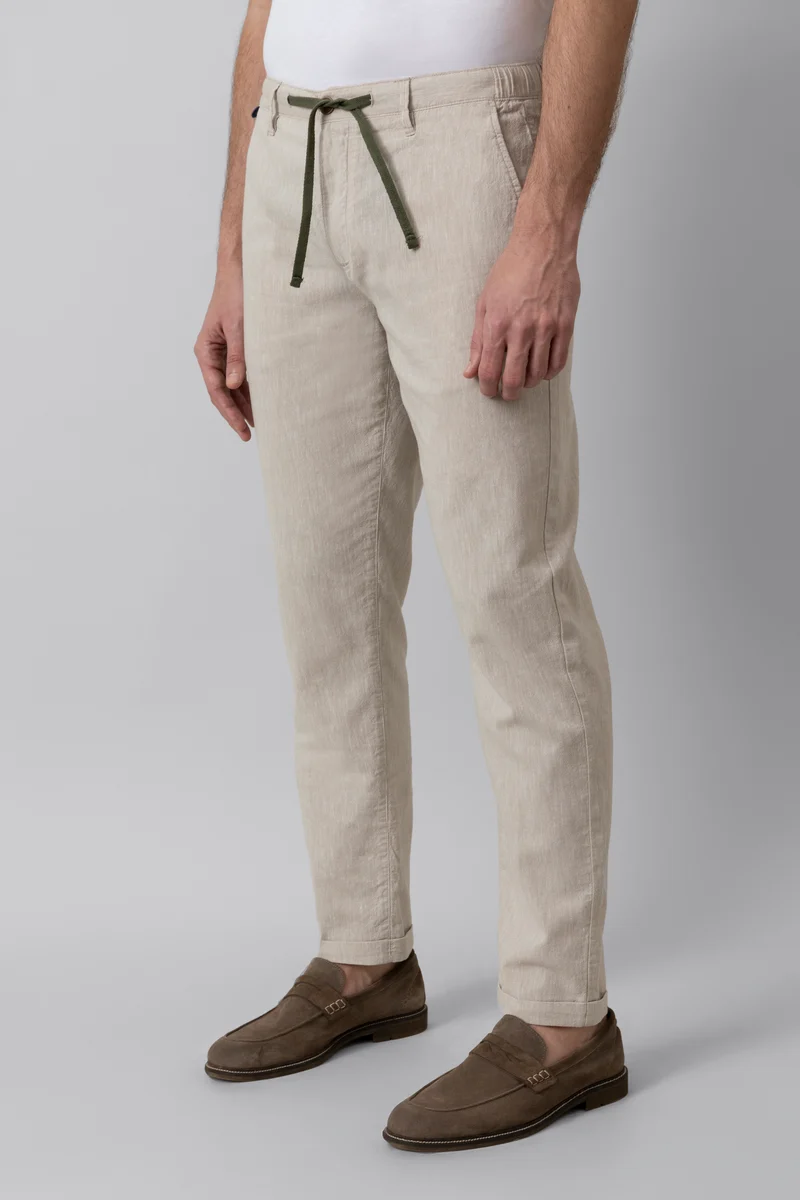Pantalaccio in misto lino cotone