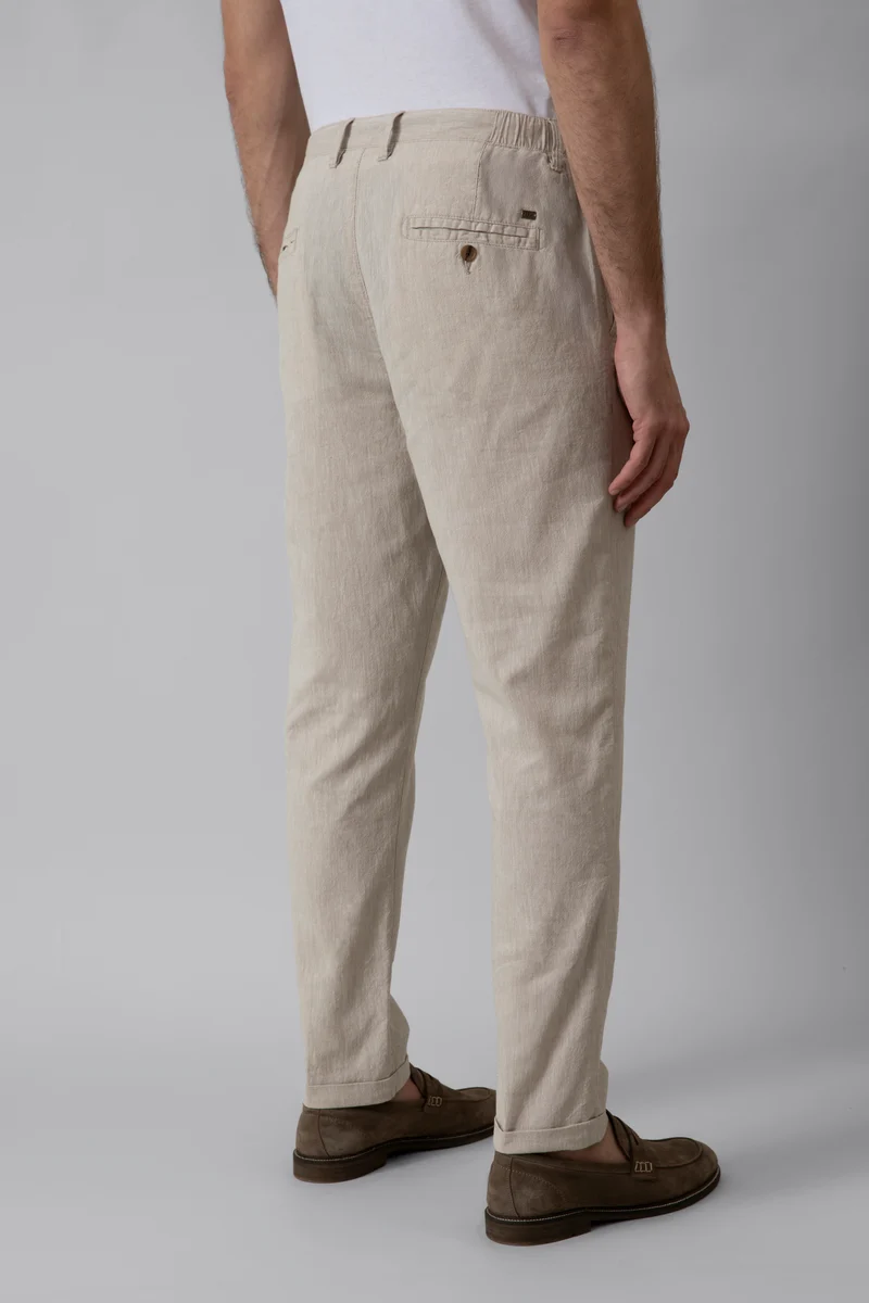 Pantalaccio in misto lino cotone