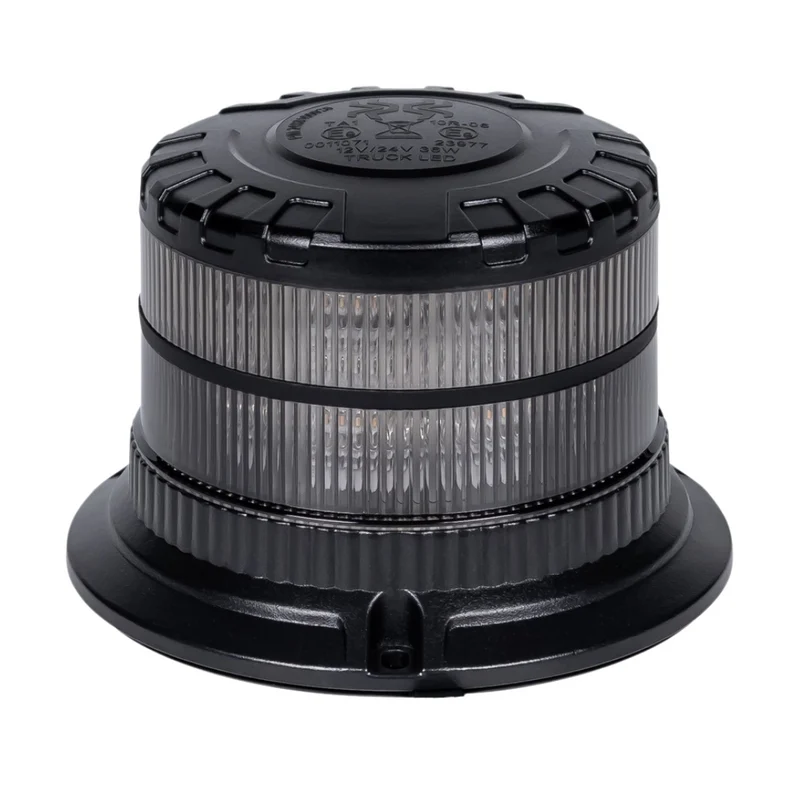 Faro LED con lente scura, base magnetica e montaggio a bullone
