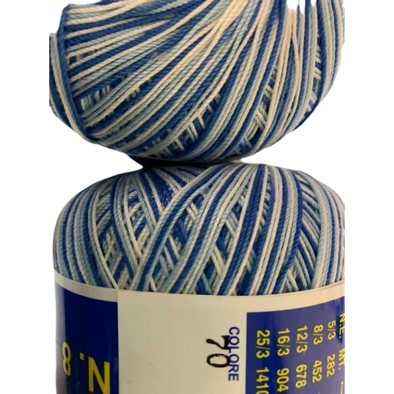 COTONE PER UNCINETTO NUMERO N°8-100 GRAMMI FILO DI SCOZIA (452 MT) TINTA UNITA E SFUMATO PER ALTRE QUANTITÀ CONTATTATEMI