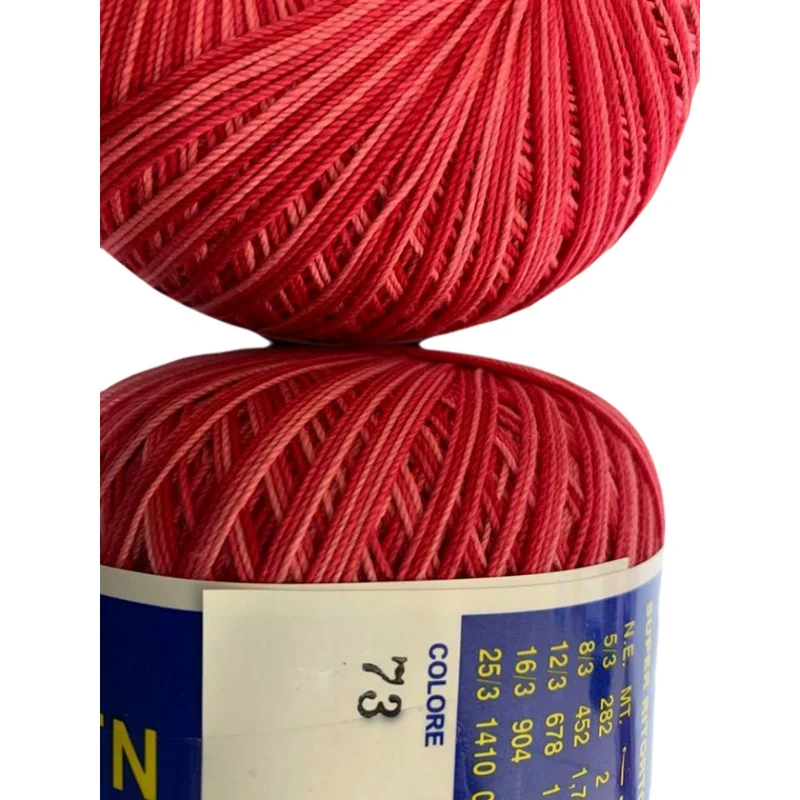 COTONE PER UNCINETTO NUMERO N°8-100 GRAMMI FILO DI SCOZIA (452 MT) TINTA UNITA E SFUMATO PER ALTRE QUANTITÀ CONTATTATEMI