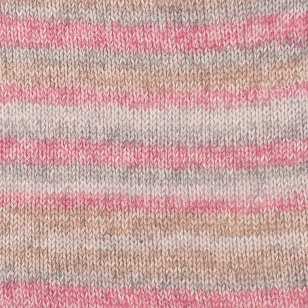 DROPS Fabel Long Print 623 nebbia di rose
