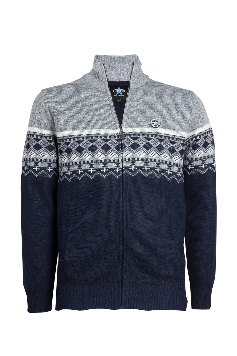 Pullover zip intera con interno in pile
