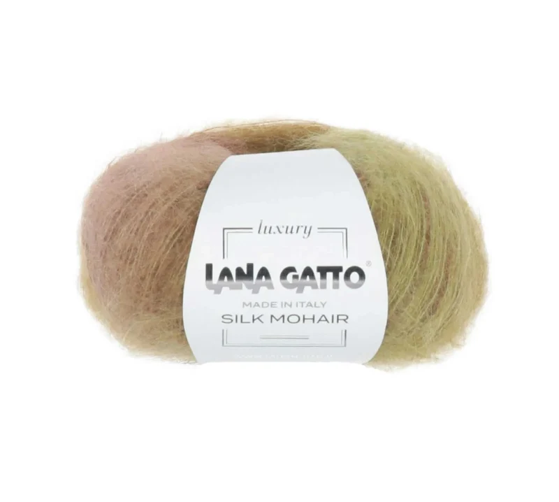 lana gatto seta mohair stampato