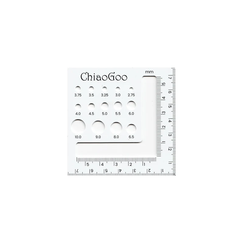chiaogoo aghi e campione calibro 3''