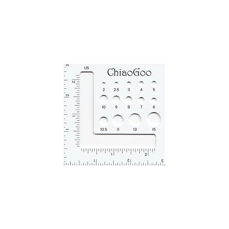 chiaogoo aghi e campione calibro 3''